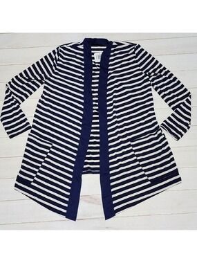 Shiela Rose Women's Striped Cardigan Medium - New With Tags